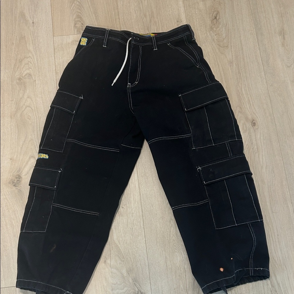 Men's Empyre Black Cargo Pants